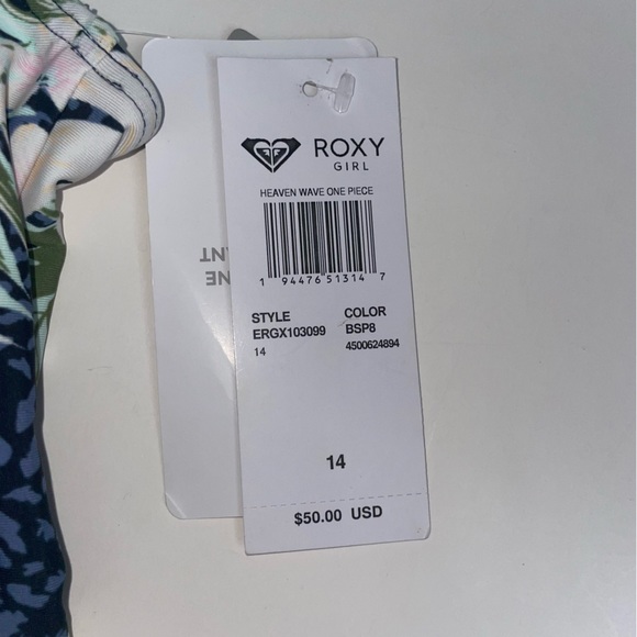 Roxy Girl Heaven Wave One Piece Swim - Picture 4 of 5